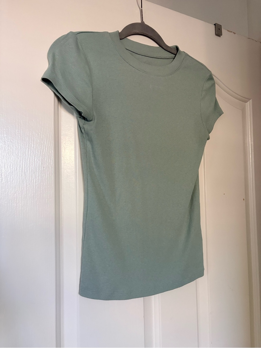 Classic Crewneck Short Sleeve Top - mint